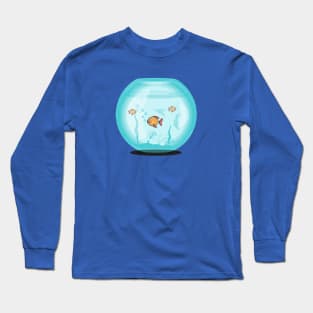 Happy Goldfish Long Sleeve T-Shirt